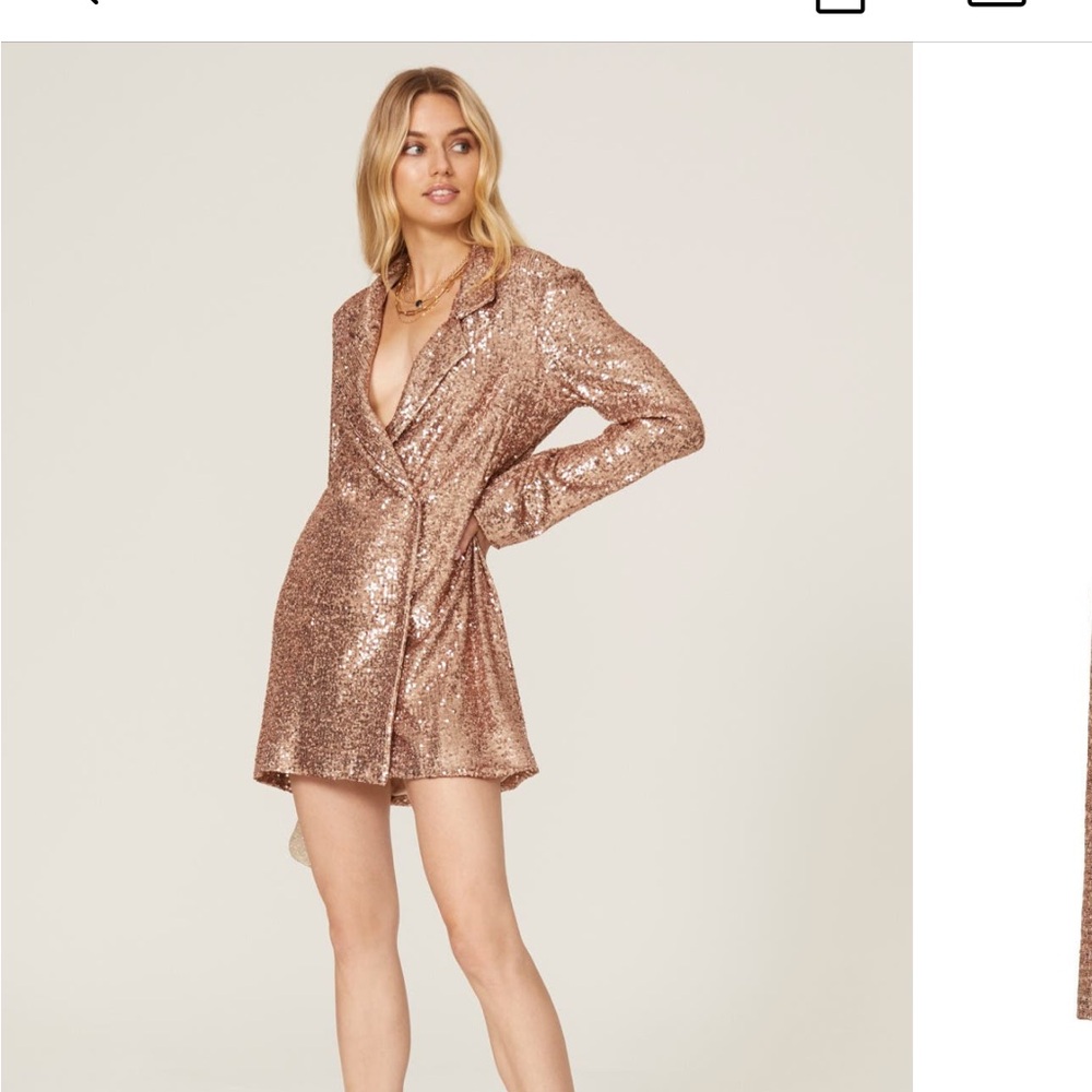 Show me your Mumu sequin blazer dress
